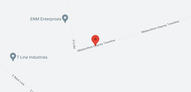 map of 249517 MELANCTHON/OSPREY TOWNLINE